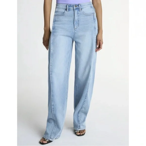 Scoop Women's Slouchy Barrel Straight High Rise Jeans Size 8 - Picture 1 of 5